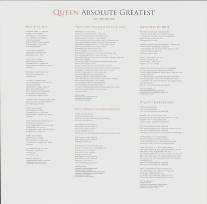 Queen - Absolute Greatest Vinyl 2LP