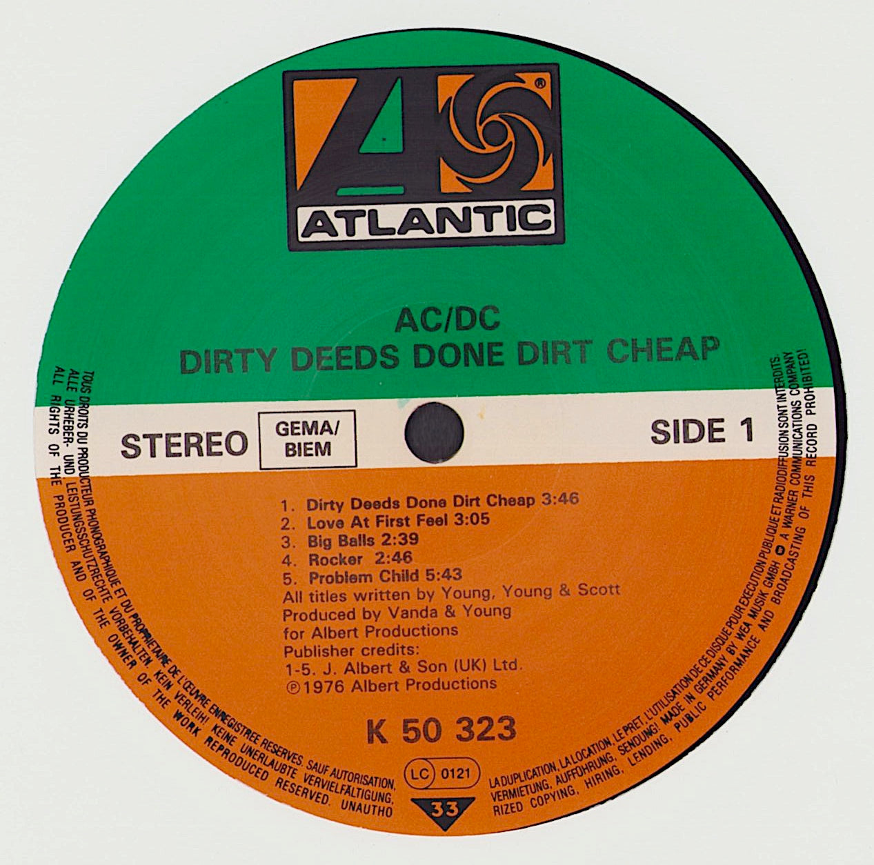 AC/DC - 3 Record Set Vinyl 3LP Box Set