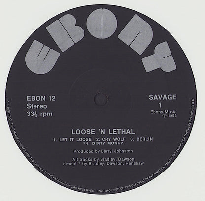 Savage - Loose 'N Lethal Vinyl LP UK