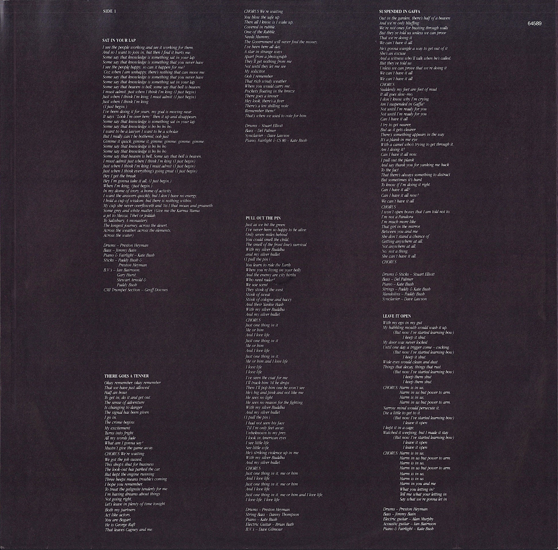 Kate Bush - The Dreaming Vinyl LP EU