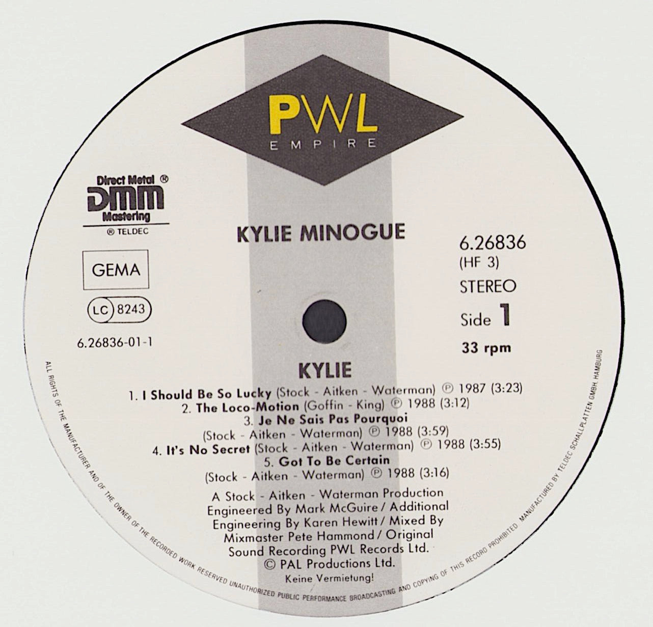 Kylie Minogue - Kylie Vinyl LP