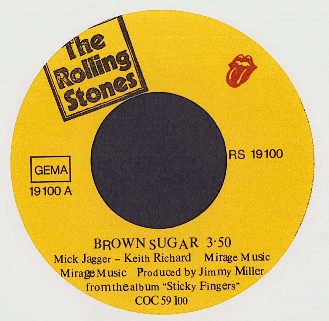 The Rolling Stones - Brown Sugar / Bitch Vinyl 7"