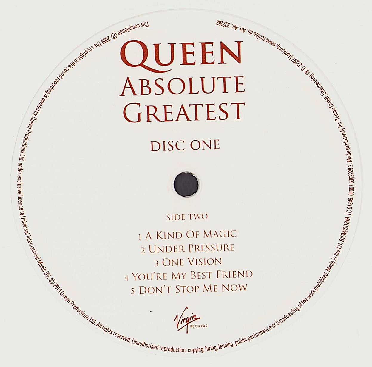 Queen - Absolute Greatest Vinyl 2LP