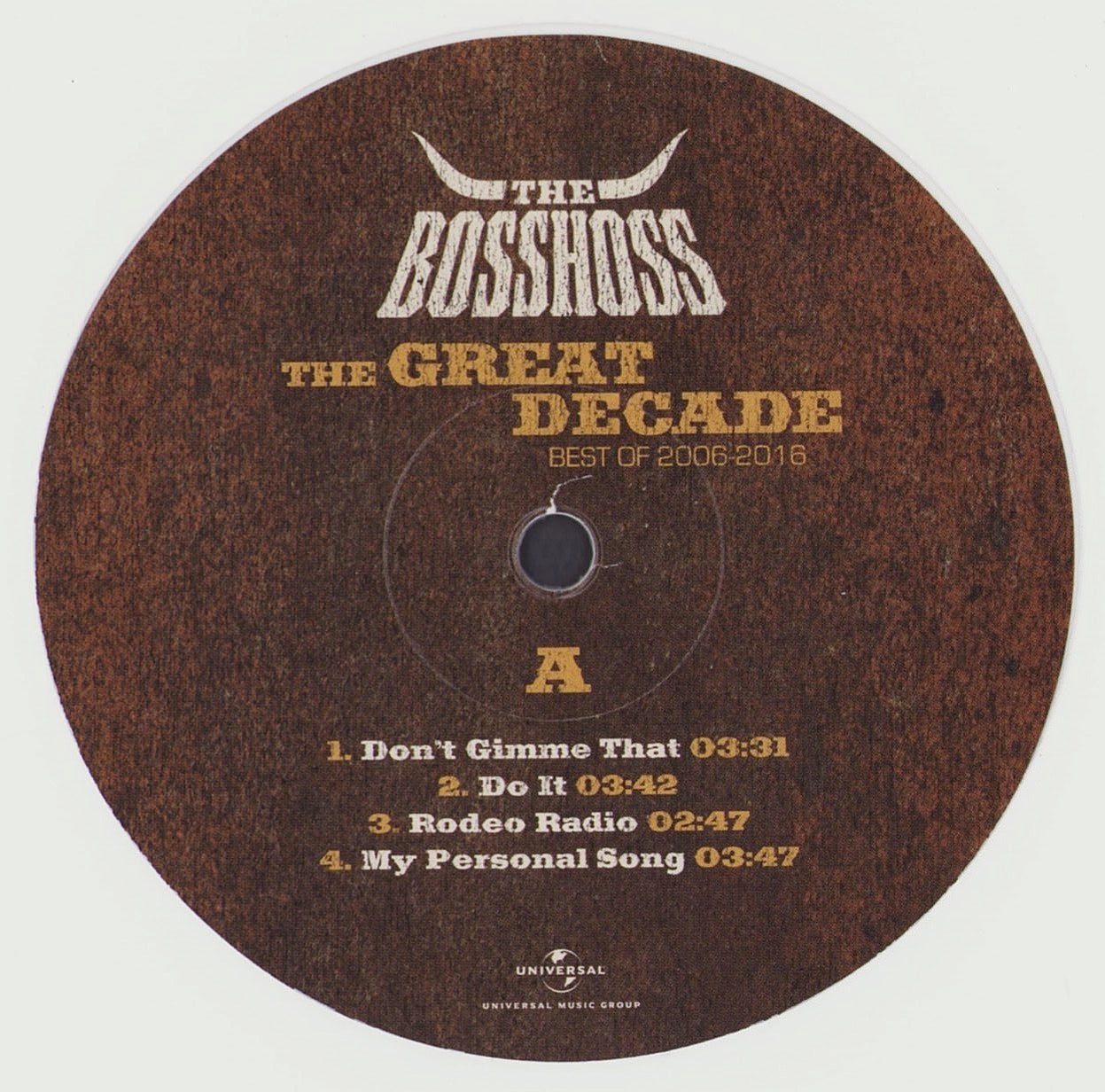 The BossHoss ‎– The Great Decade (Best Of 2006-2016) (White Vinyl 2LP)  Special Edition