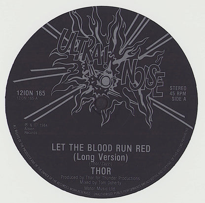Thor - Let The Blood Run Red Red Transparent Vinyl 12"
