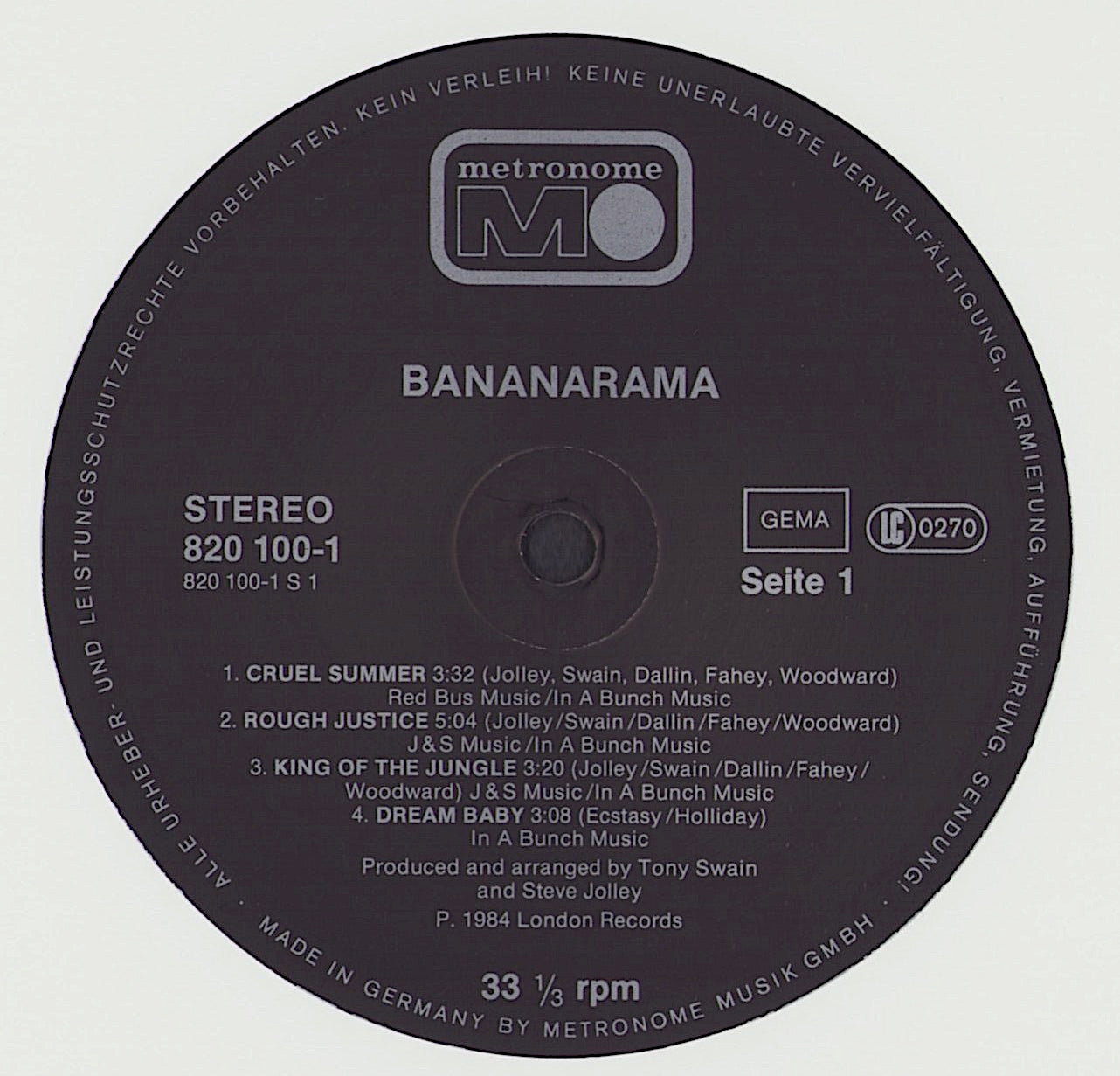 Bananarama - Bananarama Vinyl LP