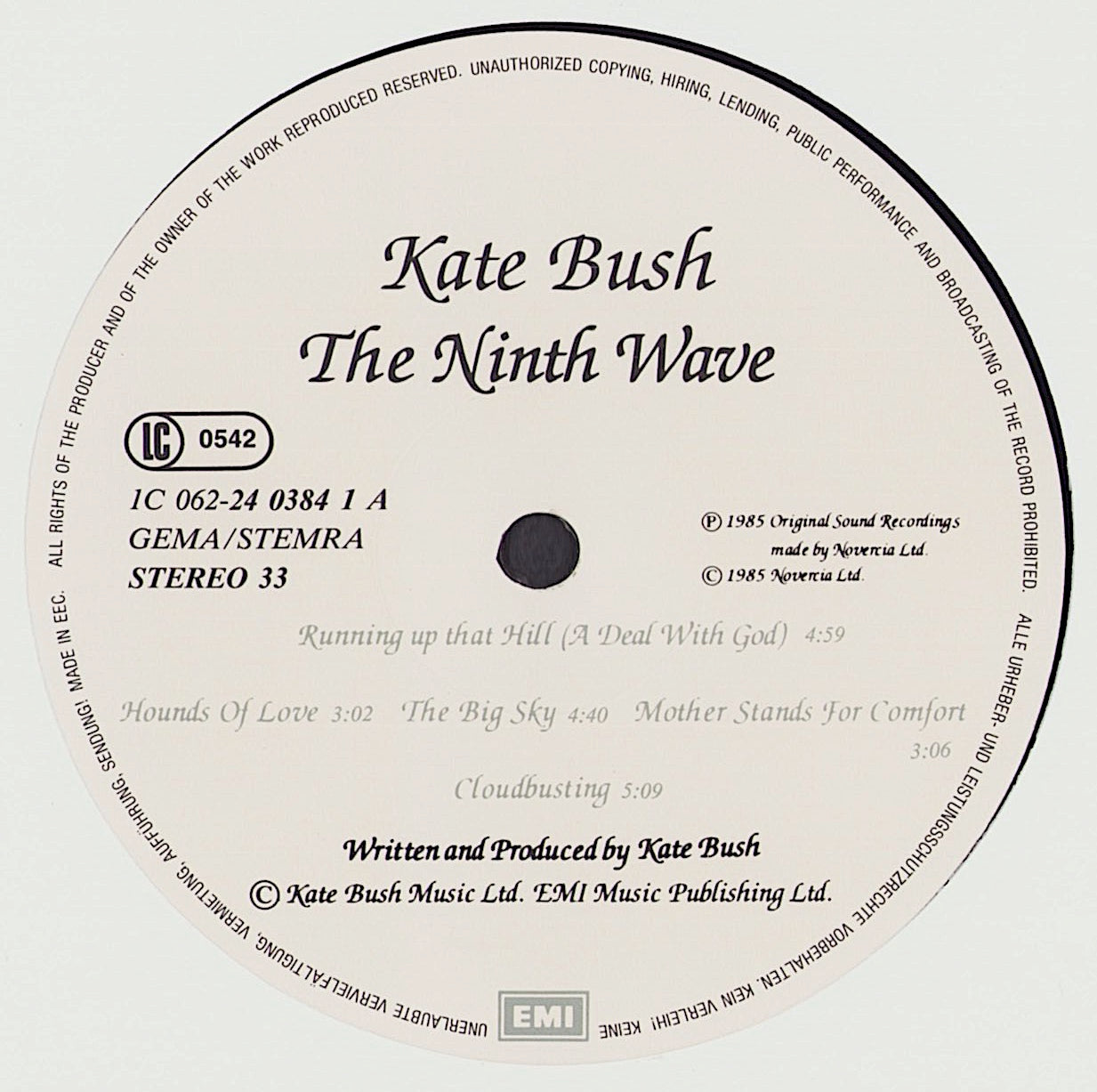 Kate Bush - Hounds Of Love Vinyl LP EU
