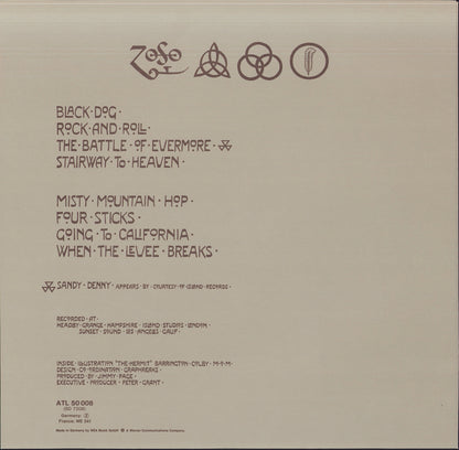 Led Zeppelin ‎- Untitled Vinyl LP EU