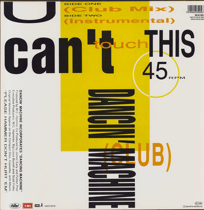 M.C. Hammer - U Can't Touch This Vinyl 12"
