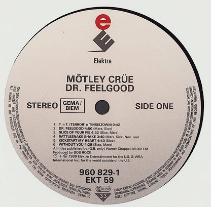 Mötley Crüe ‎- Dr. Feelgood Vinyl LP