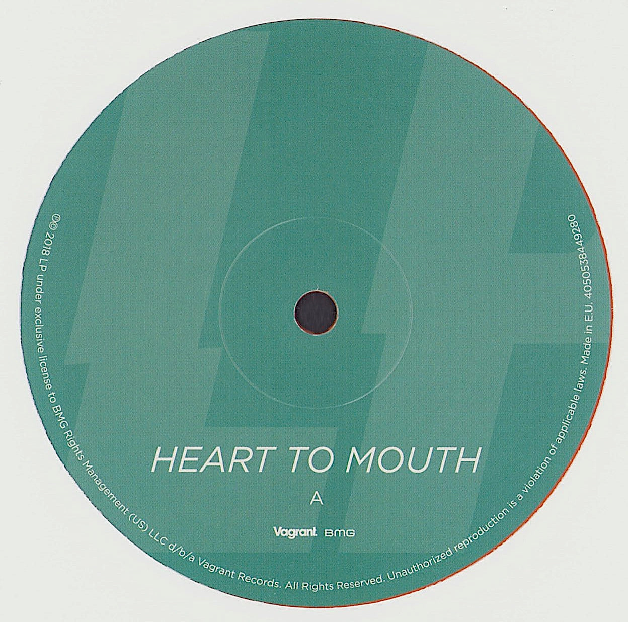 LP - Heart To Mouth Orange Vinyl LP