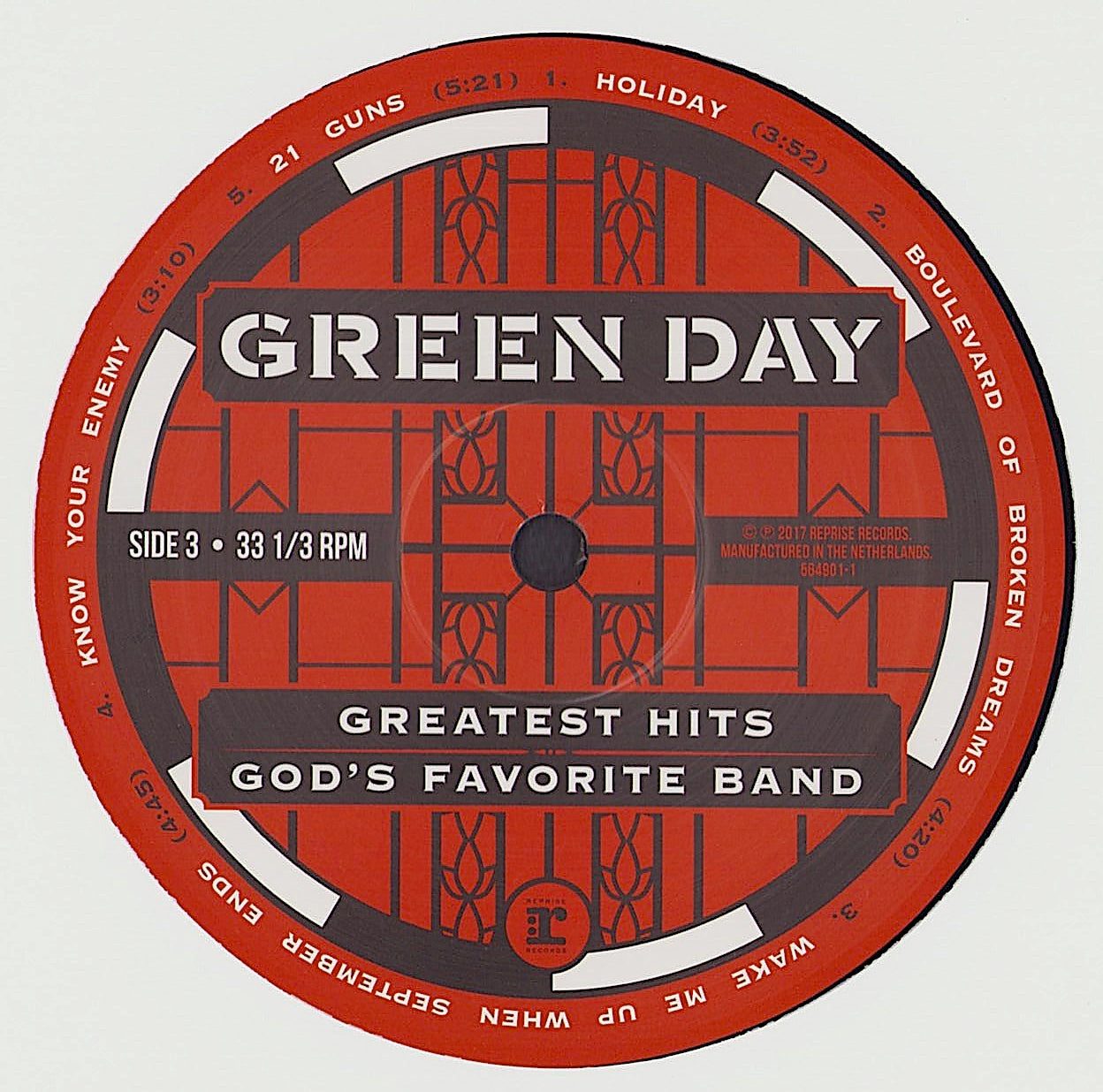 Green Day ‎- Greatest Hits: God's Favorite Band Vinyl 2LP