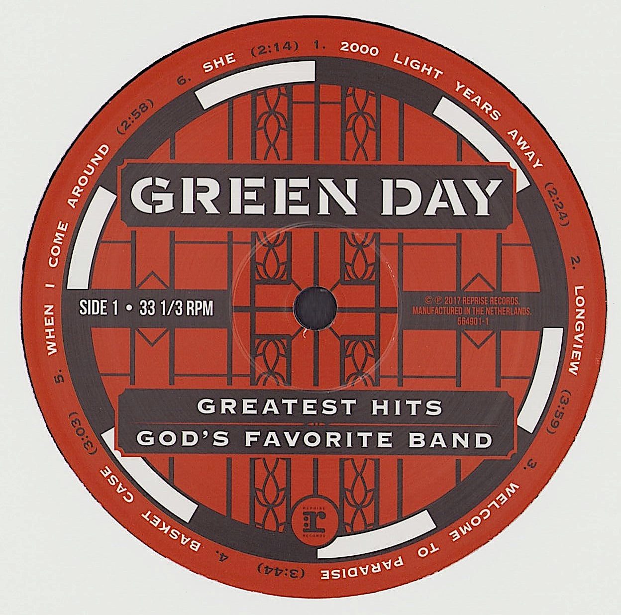 Green Day ‎- Greatest Hits: God's Favorite Band Vinyl 2LP