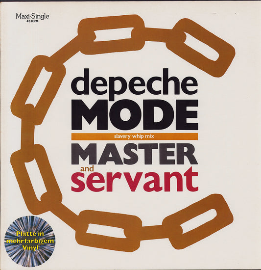 Depeche Mode - Master And Servant Slavery Whip Mix Grey Marbled Vinyl 12"