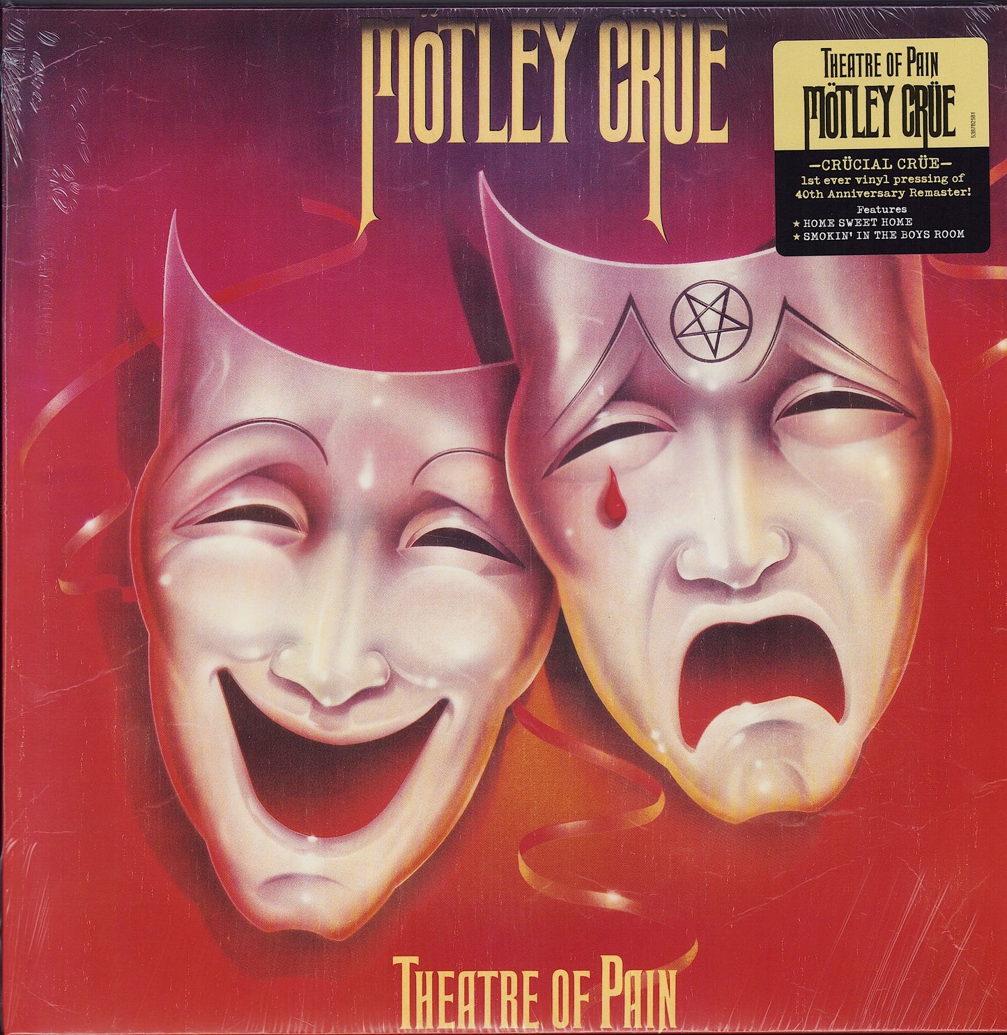 Mötley Crüe ‎- Theatre Of Pain Vinyl LP 40th Anniversary Edition