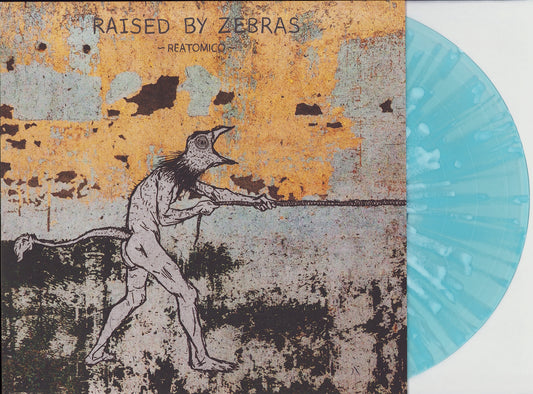 Raised By Zebras ‎- Reatomico (Electric Blue & White Splatter Vinyl LP) Limited Edition