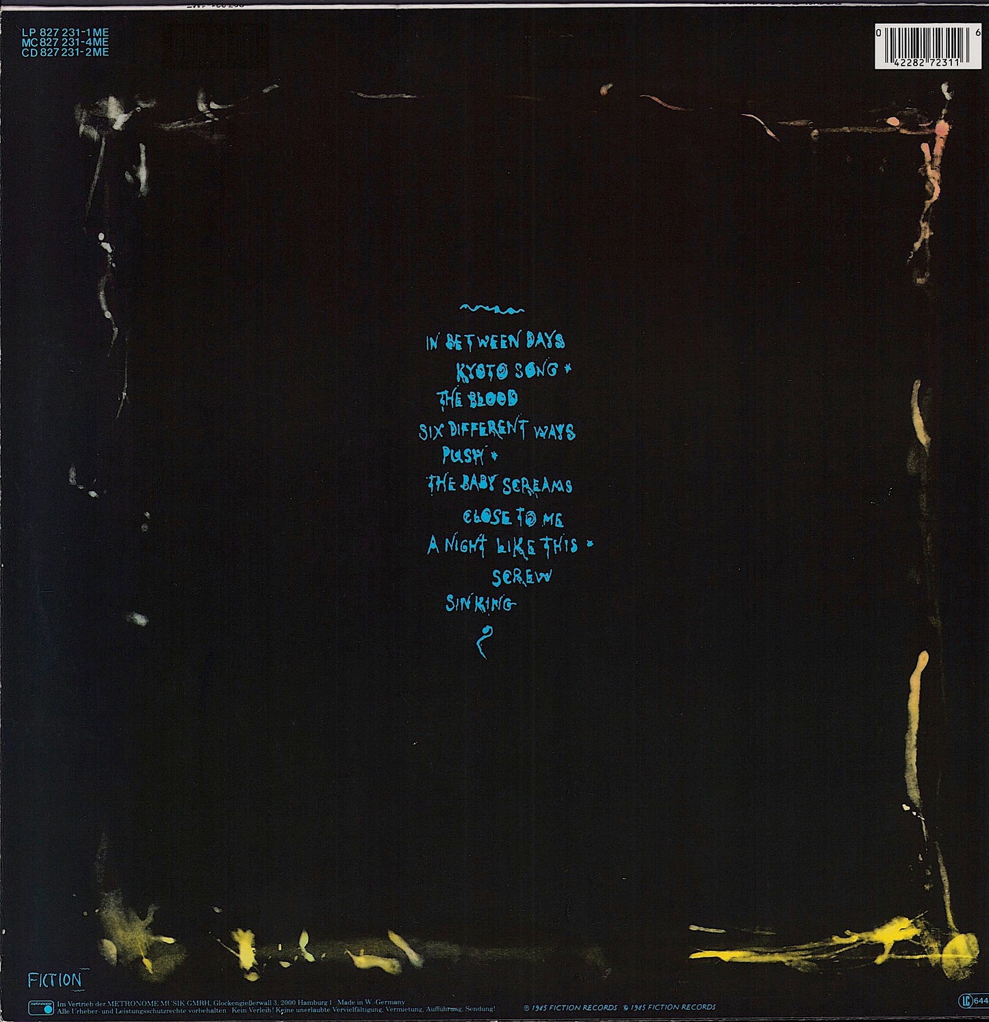 The Cure ‎- The Head On The Door Vinyl LP DE