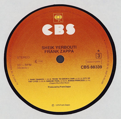 Frank Zappa ‎- Sheik Yerbouti (Vinyl 2LP)