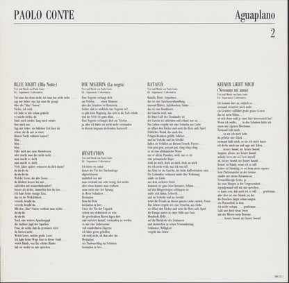 Paolo Conte ‎- Aquaplano Vinyl LP