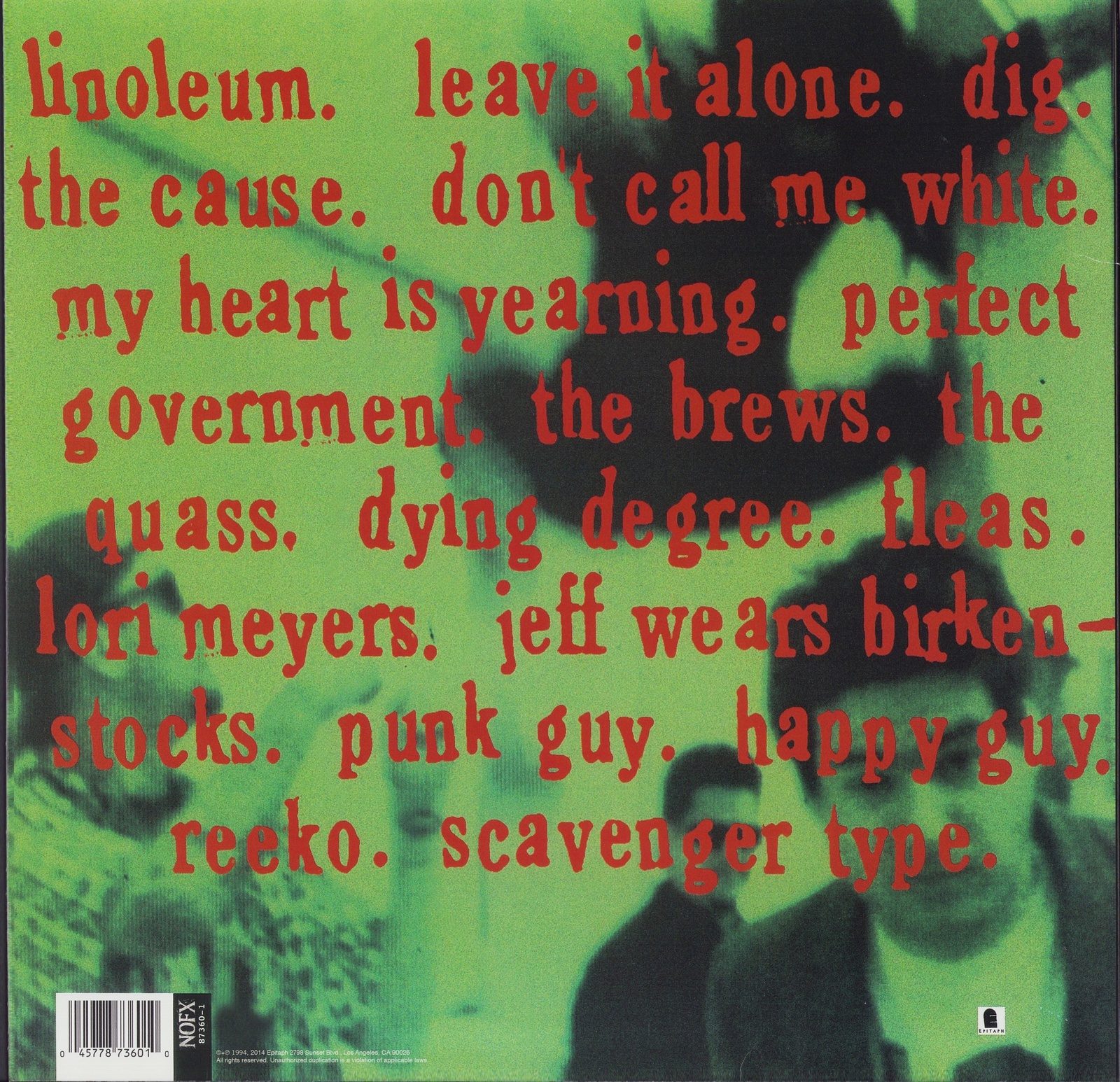 NOFX ‎- Punk In Drublic Vinyl LP