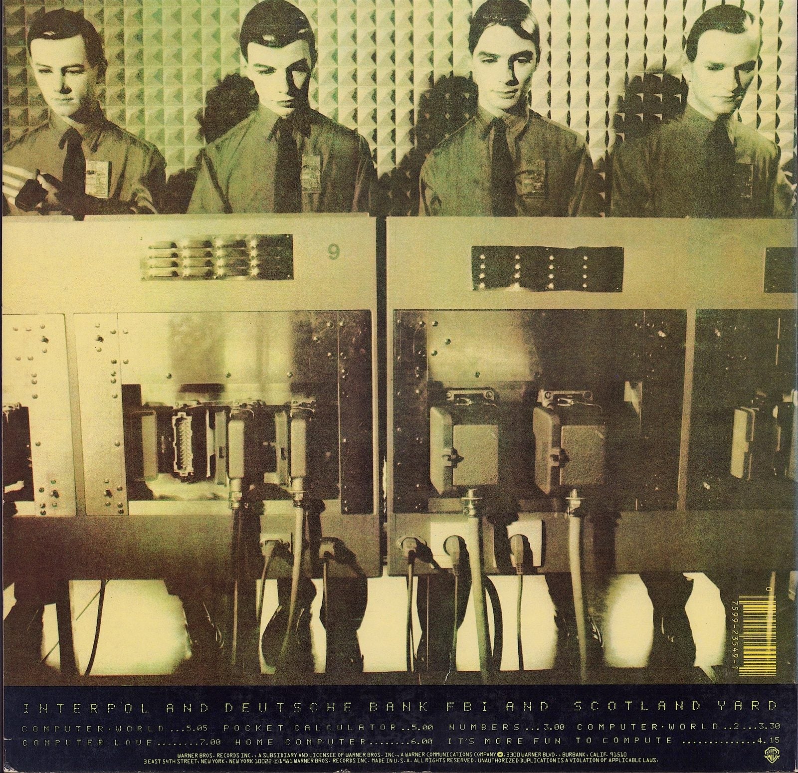 Kraftwerk - Computer World (Vinyl LP) US – Devinylhunter-Records