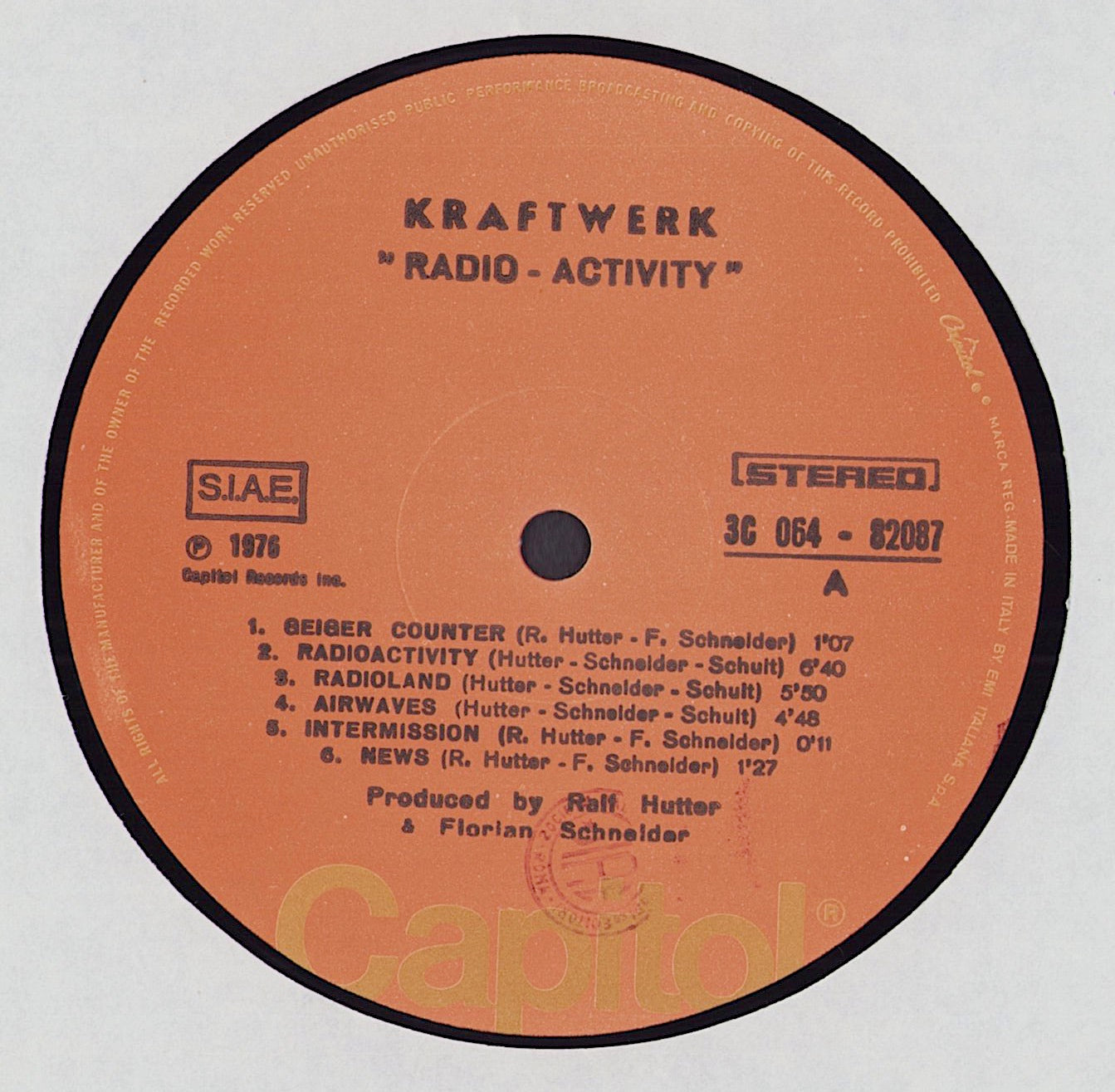 Kraftwerk ‎- Radio-Activity (Vinyl LP) IT – Devinylhunter-Records