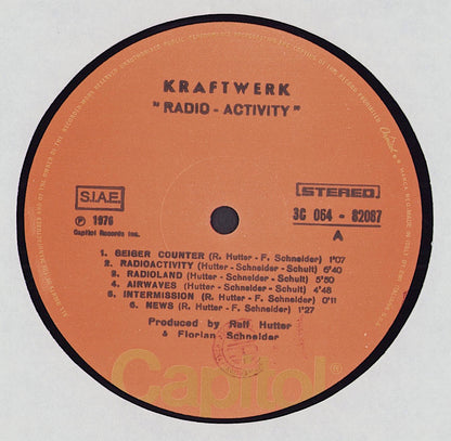 Kraftwerk ‎- Radio-Activity Vinyl LP IT