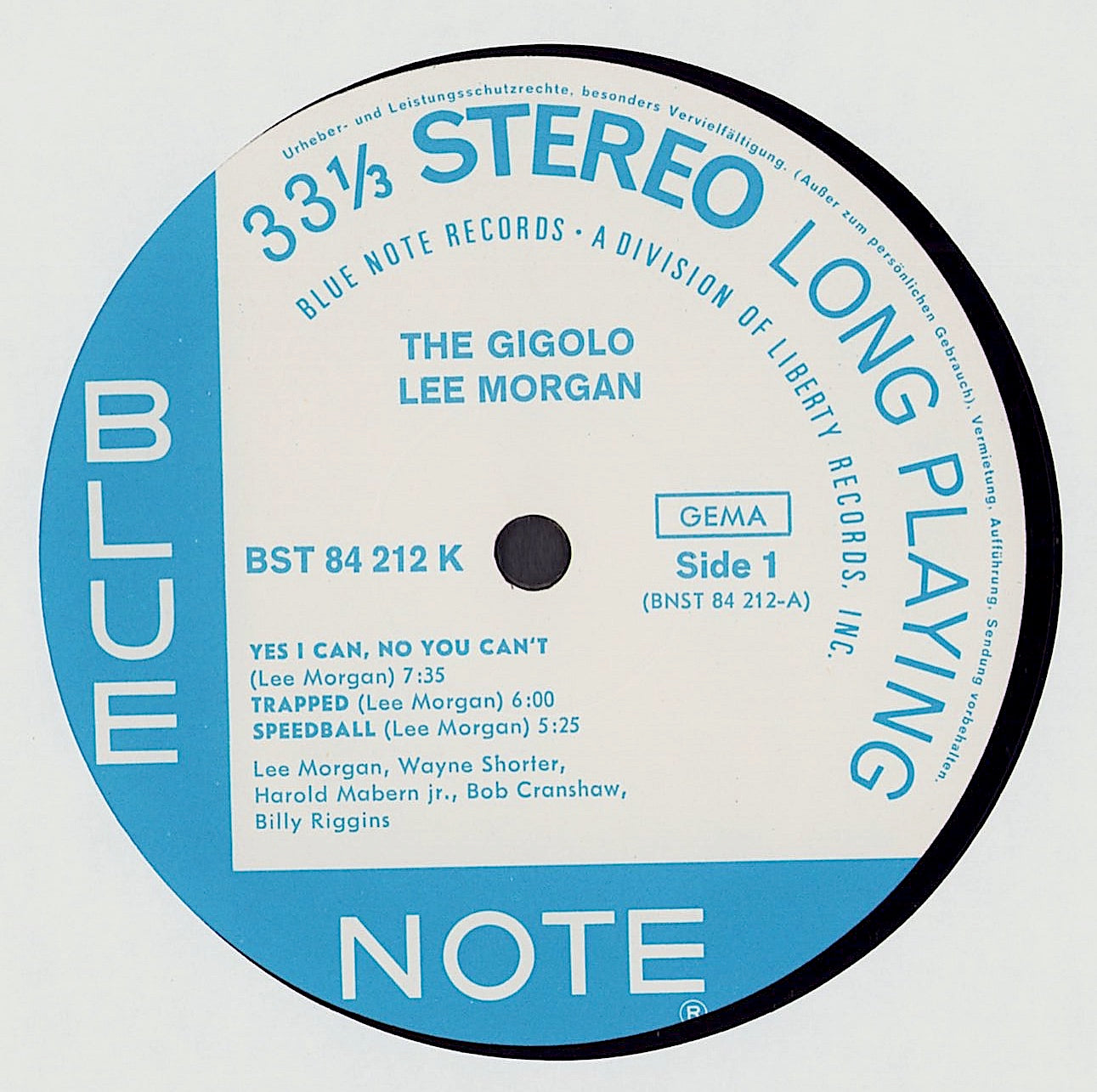 Lee Morgan ‎- The Gigolo Vinyl LP