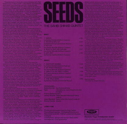 The Sahib Shihab Quintet – Seeds Vinyl LP