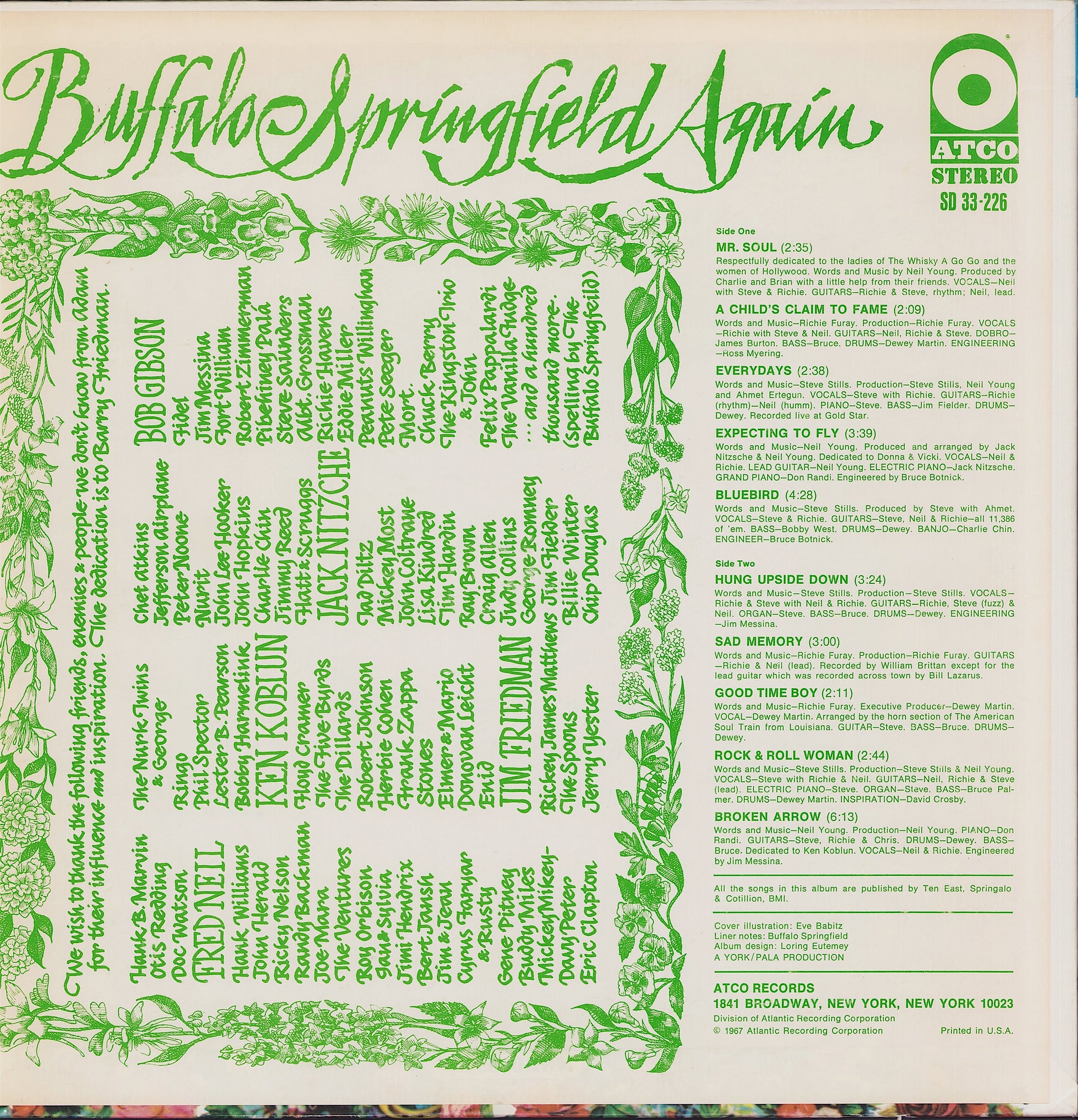 Buffalo Springfield - Buffalo Springfield Again Vinyl LP US