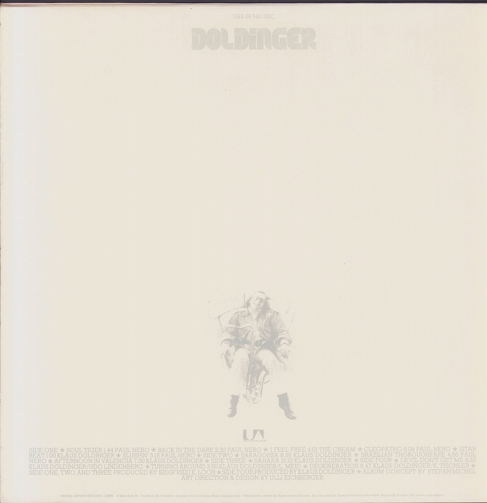 Klaus Doldinger ‎- Doldinger Vinyl 2LP DE