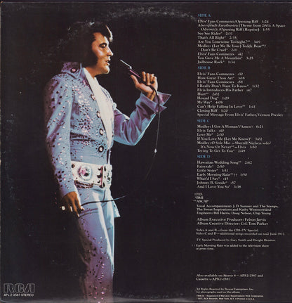 Elvis Presley - Elvis in Concert Vinyl 2LP