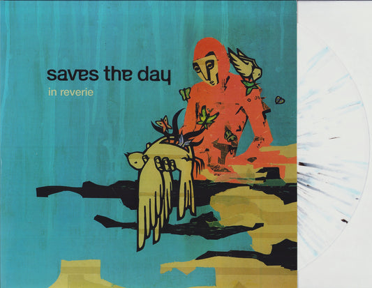 Saves The Day - In Reverie White w/ Black & Baby Blue Splatter Vinyl LP