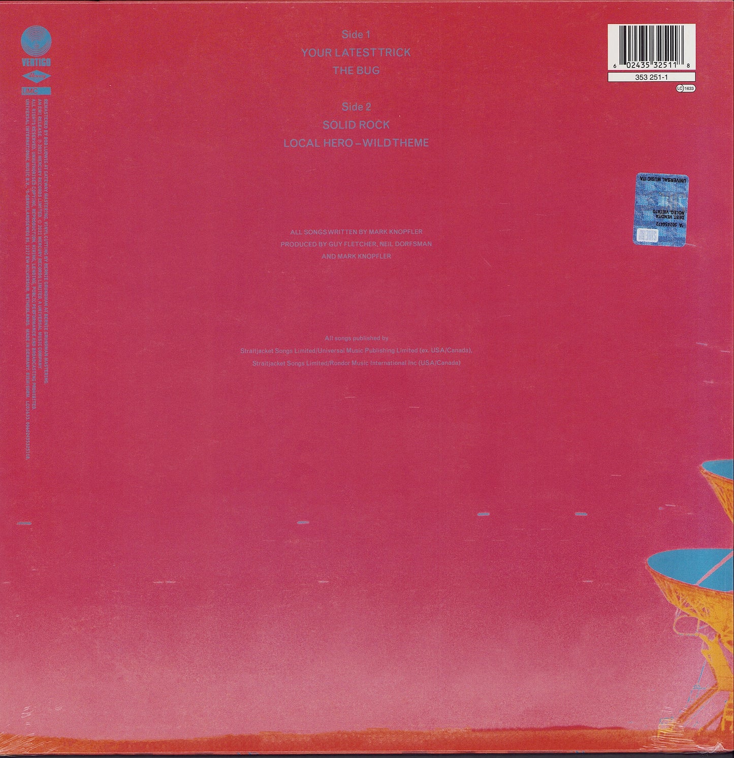 Dire Straits ‎- Encores Pink Vinyl 12" Maxi