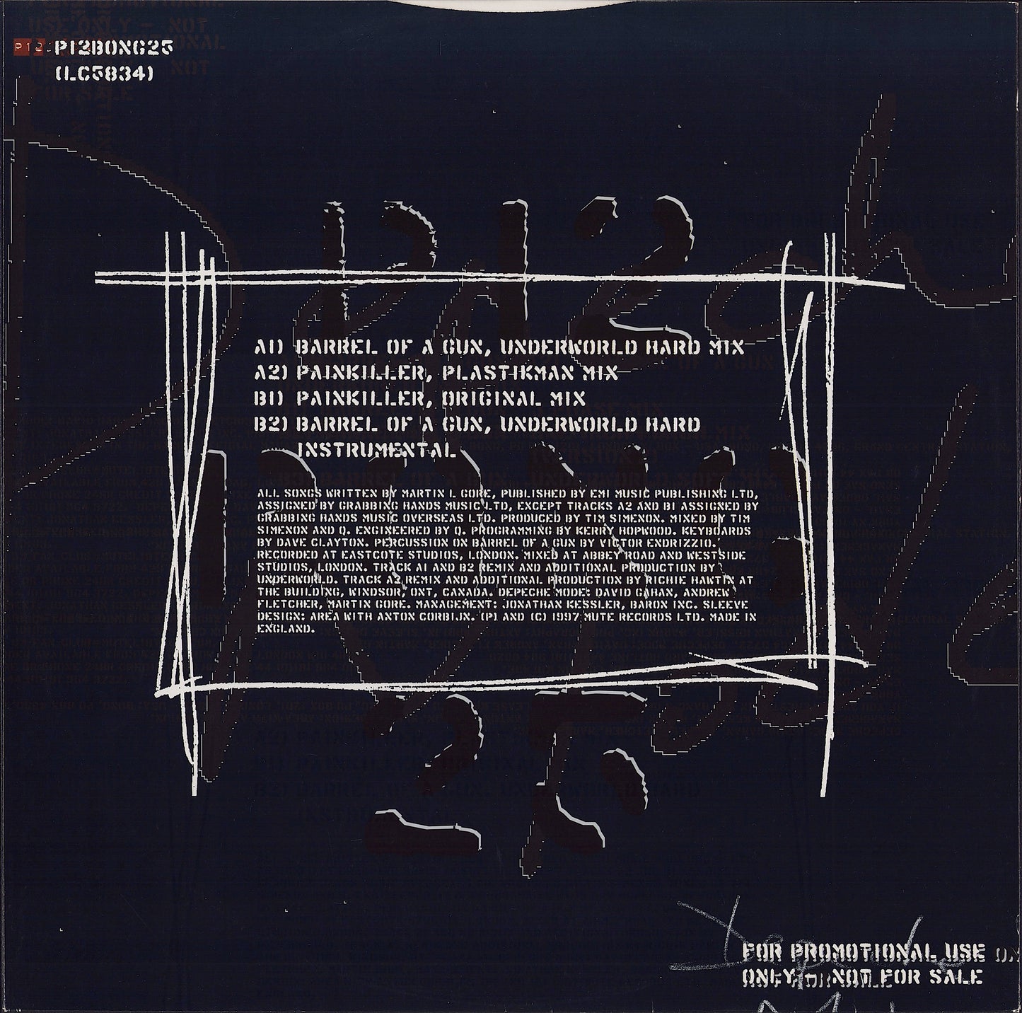Depeche Mode ‎– Barrel Of A Gun Vinyl 12" Maxi-Single