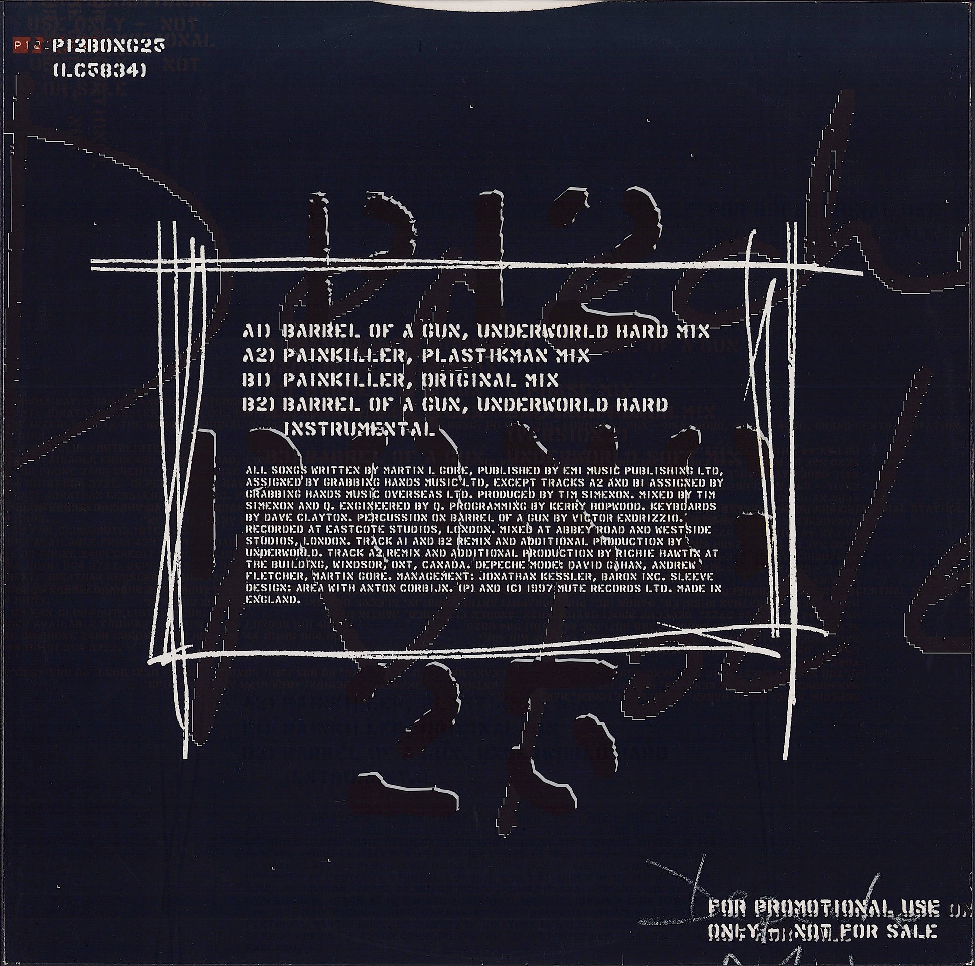 Depeche Mode ‎– Barrel Of A Gun Vinyl 12" Maxi-Single