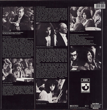 Deep Purple, The Royal Philharmonic Orchestra Conducted by Malcolm Arnold ‎- Concerto For Group And Orchestra Vinyl LP