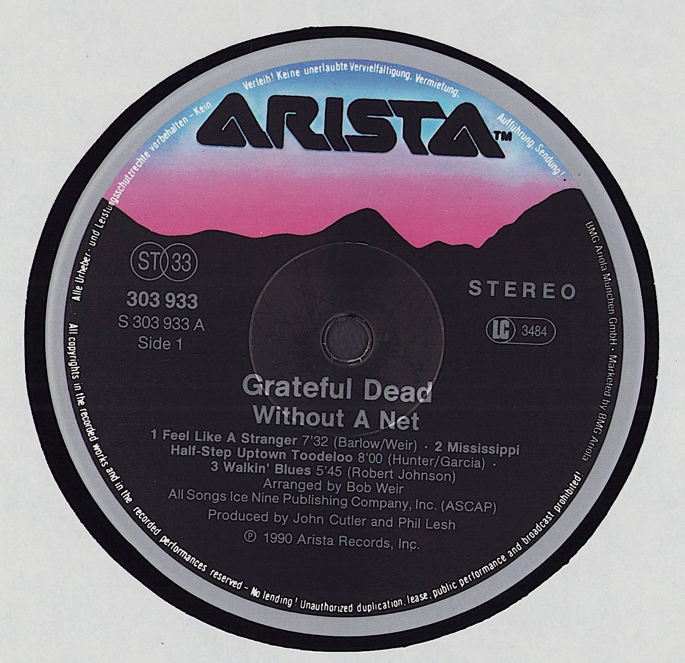 The Grateful Dead - Without A Net Vinyl 3LP