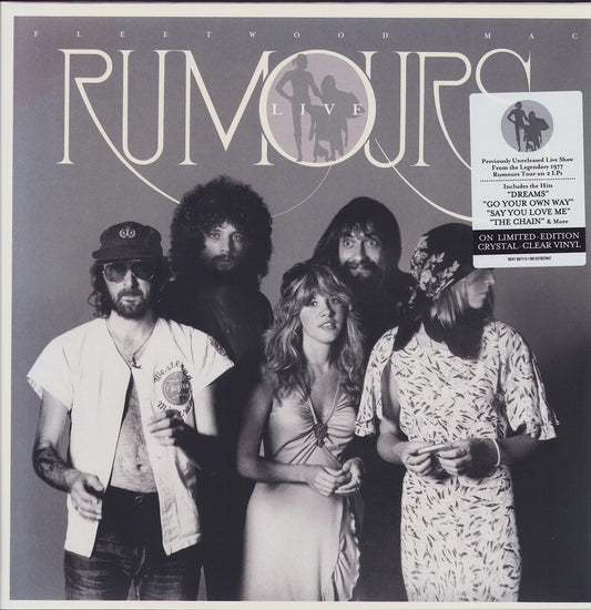 Fleetwood Mac ‎- Rumours Live Crystal Clear Vinyl 2LP Limited Edition
