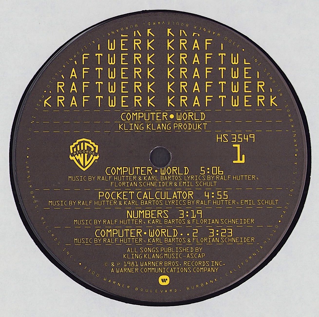 Kraftwerk - Computer World (Vinyl LP