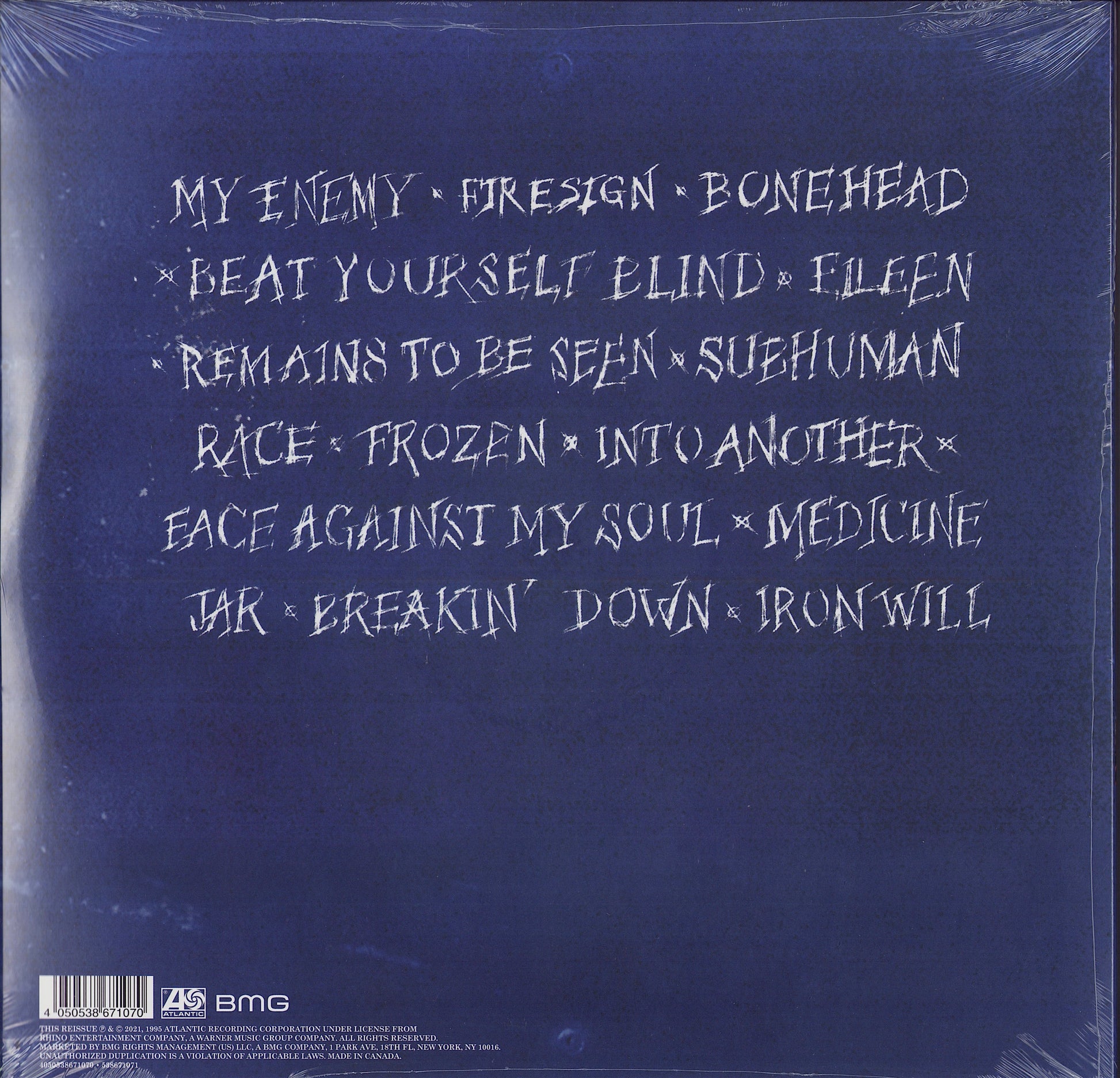 Skid Row ‎- Subhuman Race Vinyl 2LP