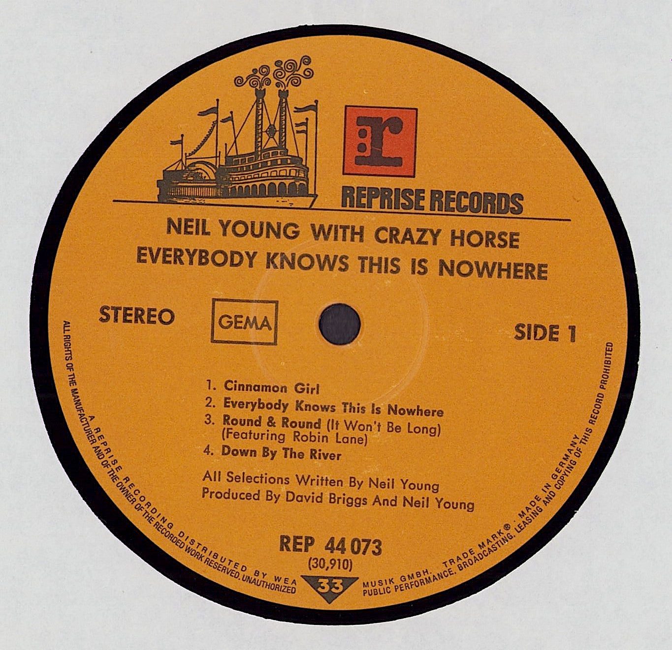 Neil Young With Crazy Horse – Everybody Knows This Is Nowhere Vinyl LP