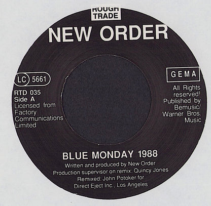 NewOrder - Blue Monday 1988 (Vinyl 7")