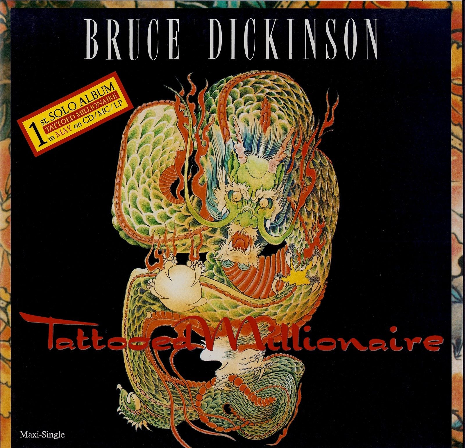 Bruce Dickinson - Tattooed Millionaire Vinyl 12"