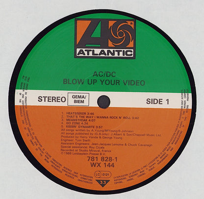AC/DC ‎- Blow Up Your Video Vinyl LP EU