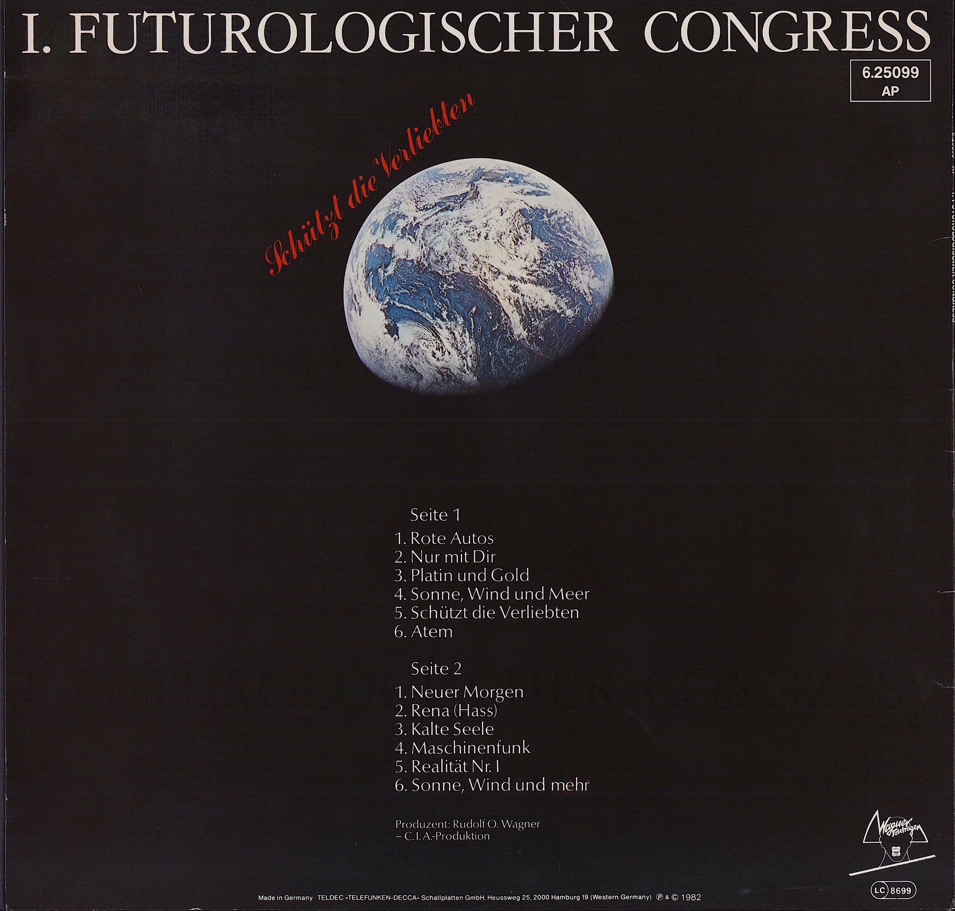 1. Futurologischer Congress - Schützt Die Verliebten (Vinyl LP)