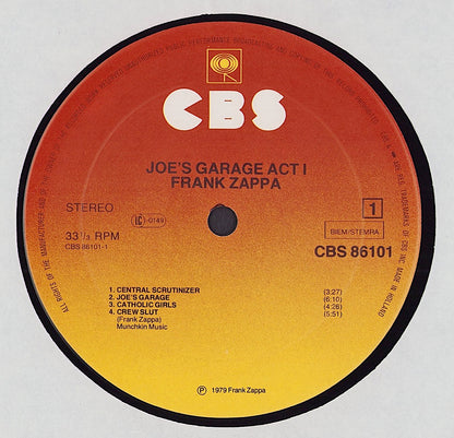 Zappa -Joe's Garage Act I (Vinyl LP)