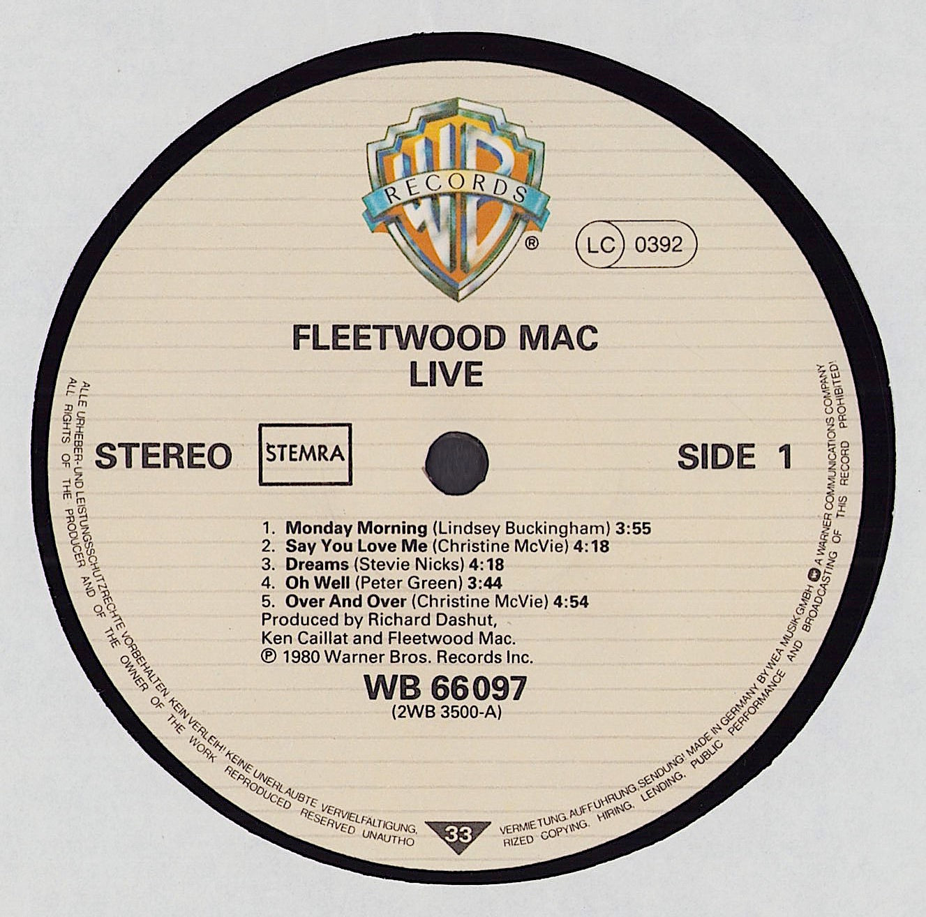  Fleetwood Mac - Fleetwood Mac Live (Vinyl 2LP) NE