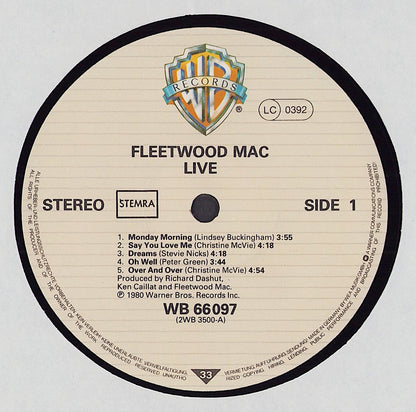  Fleetwood Mac - Fleetwood Mac Live (Vinyl 2LP) NE