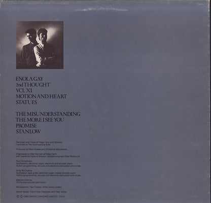 Orchestral Manoeuvres In The Dark - Organisation (Vinyl LP + 7") UK